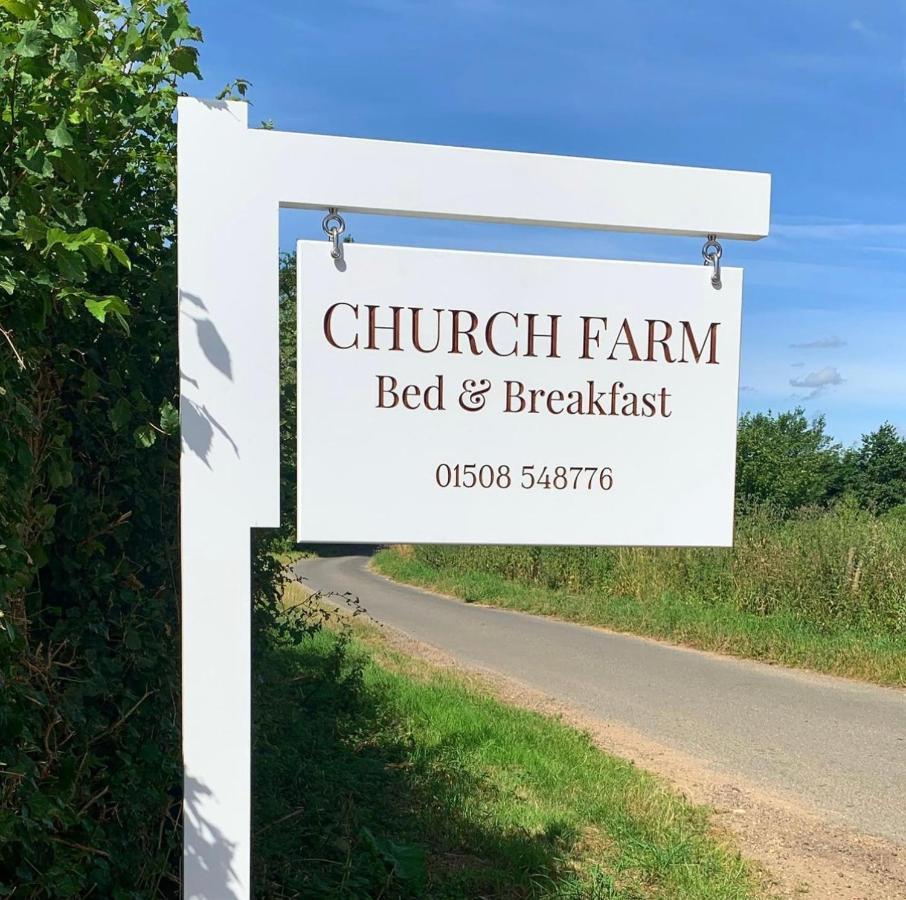 Church Farm Bed & Breakfast Thurlton ภายนอก รูปภาพ